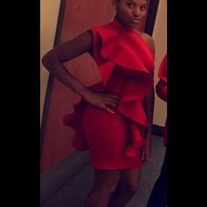 Red Homecoming dress